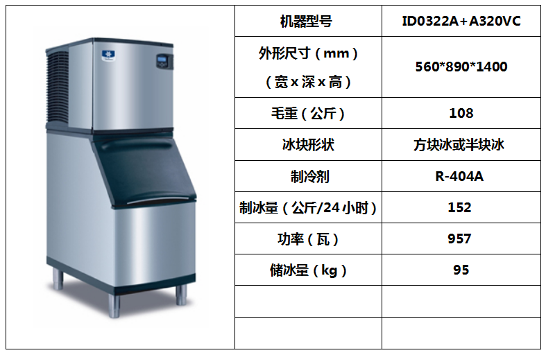 万利多制冰机ID0322A